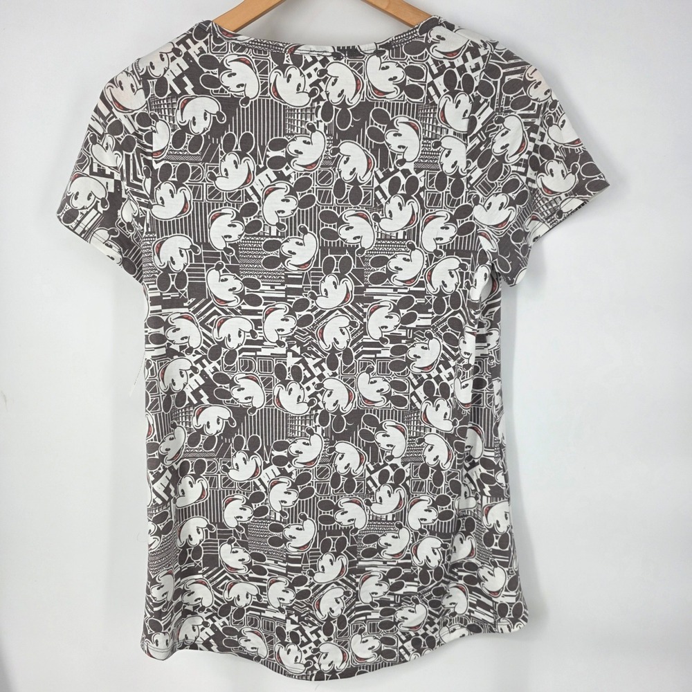 LuLaRoe Disney Classic T Shirt Womens XXS Grey Mickey Mouse Graphic Scoop Neck - Picture 2 of 6